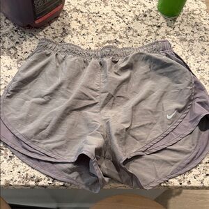 Nike Women's Light Gray Athletic Shorts